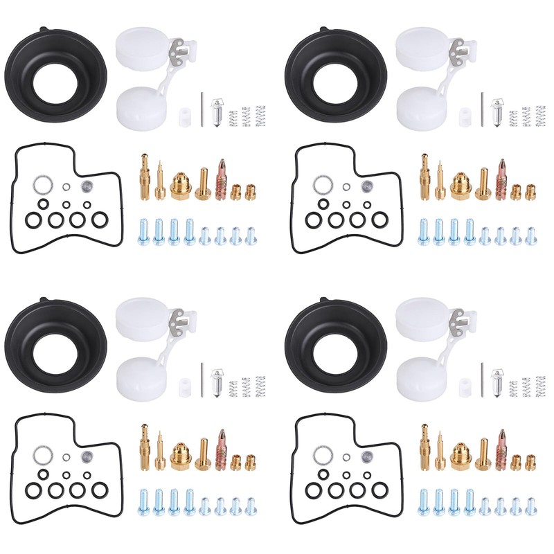 4 Pack Carburetor Repair Kit Compatible for 1982-1983 Honda V45