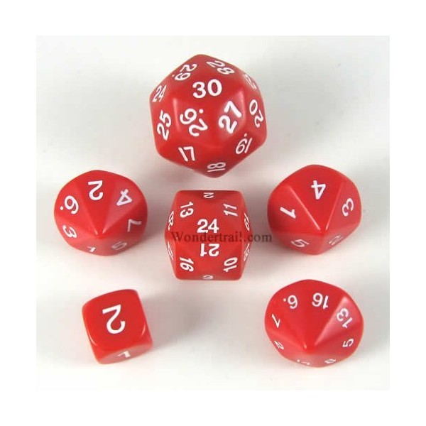 Koplow Games Red Special Who Knew 6 Dice Set