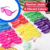 PREXTEX Mega Pack 50 Pairs of Kids Plastic Shutter Shades