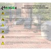 HENTEX Parasol Protective Cover, with Foldable Fibreglass Rod, Cantilever Parasol,