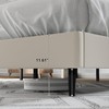 OLALITA Full Size Upholstered Platform Bed, Full Frame with Tufted