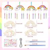 FYSL Pack of 12 Wind Chime Craft Set Children's Rainbow,