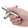Sillcock Key, British System Cross Tap Wrench Lightweight Saving Time