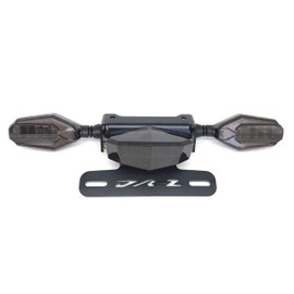 GYUKSIA Rear Tail Tidy License Plate Holder Fender Eliminator Kit LED Tail Brake Light Turn Signal Blinker For SUZUKI DR-Z 400SM DRZ400S DRZ 400E 2000-2021 (Smoke)