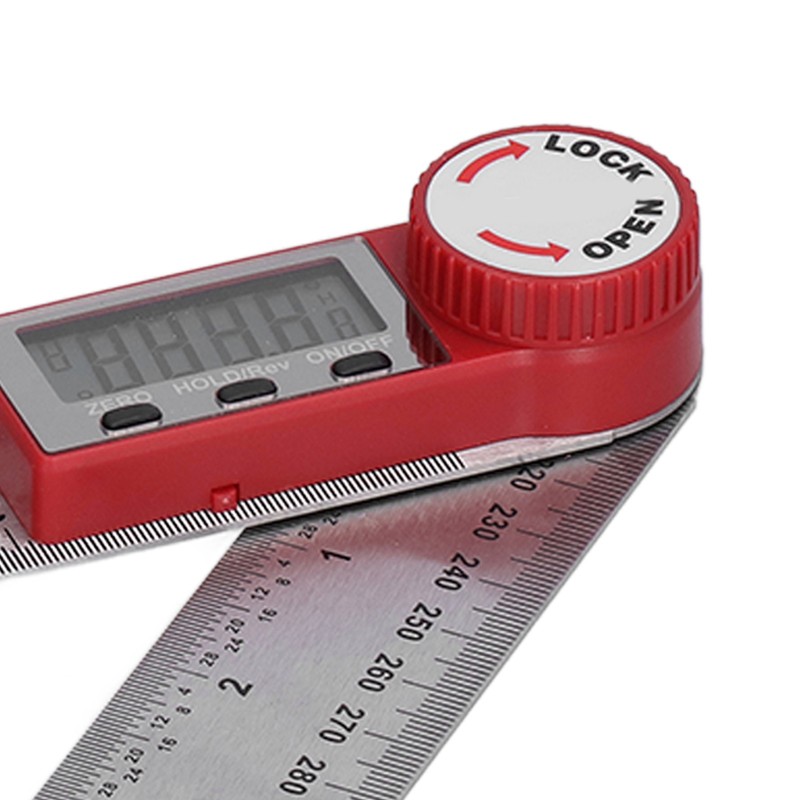 Angle Finder 360° Digital Display Durable Stainless Steel Portable Electronic