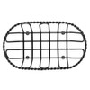 G.E.T. Enterprises Black Oblong Braided Rim Metal Wire Basket Iron