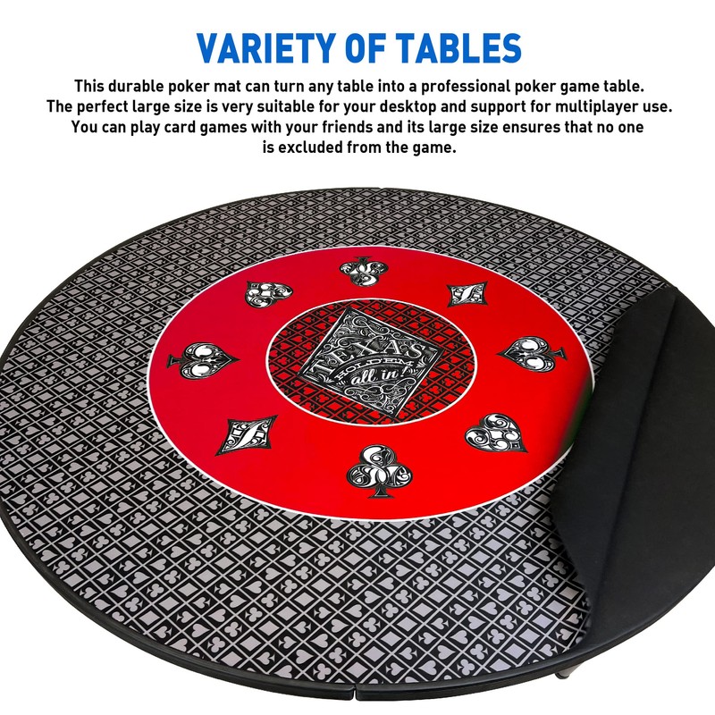 EasyGO Poker Table Top Pad – for Texas Holdem Casino