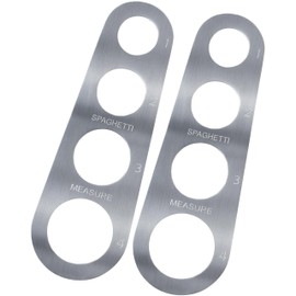Stainless Steel Spaghetti Measurer Tool YQBOOM 2Pcs Pasta Portion Tool Measuring Tool for Cooking Spaghetti Noodles