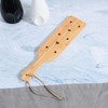 HILAZA Bamboo Wood Paddle, 13.3 Inch Wooden Paddle with Airflow