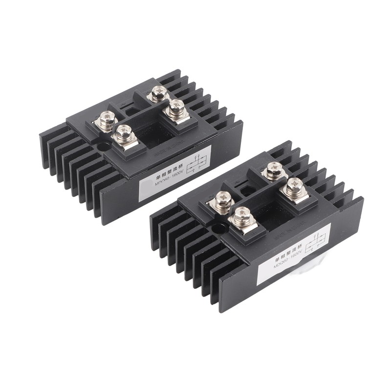 2 Pcs Bridge Rectifier MDQ60A 1600V Isolated Mounting Base Current