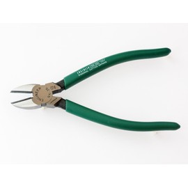 ENGINEER nk-36 Heavy Duty Diagonal Side Wire Cutters, Hardened Carbon Steel Jaws. Made in Japan, Green