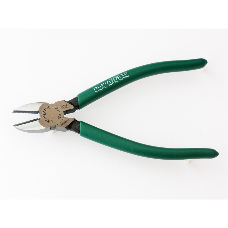 ENGINEER nk-36 Heavy Duty Diagonal Side Wire Cutters, Hardened Carbon