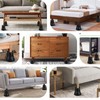 ANNKUT Bed Risers 6 Inch Heavy Duty, Round Furniture Risers