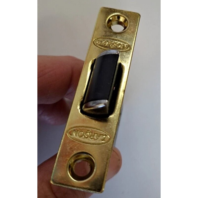 LARSON STORM DOOR BRASS MORTISE LOCK HANDLE LATCH LOCK