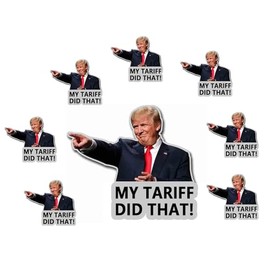 100 Pack My Tariffs Did That Funny Trump Stickers Laptop Bumper Decal Window Waterproof Car Stickers