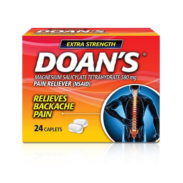 Doan's Extra Strength Caplets - 24 ct, Pack of 6