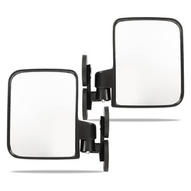 G-PLUS Magnetic Side Mirror Tractor Mirror 2pcs Left Right 114LB Rated Magnet Rubber Coated Tractor Side Mirrors for compact tractors Full size Tractors riding mowers commercial mower Dozers