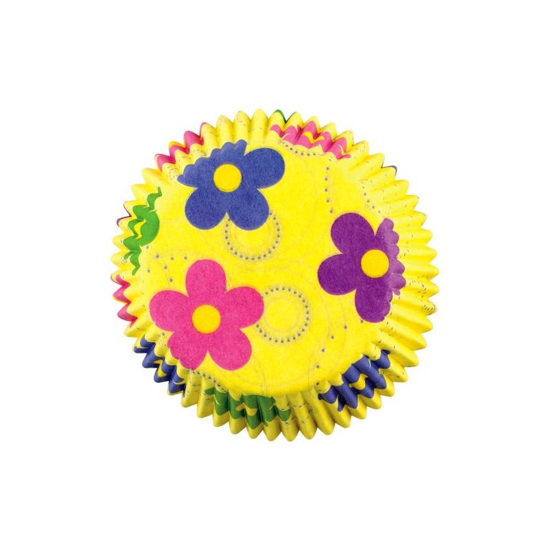 Wilton Dancing Daisy Flower Baking Cups, 50 Count