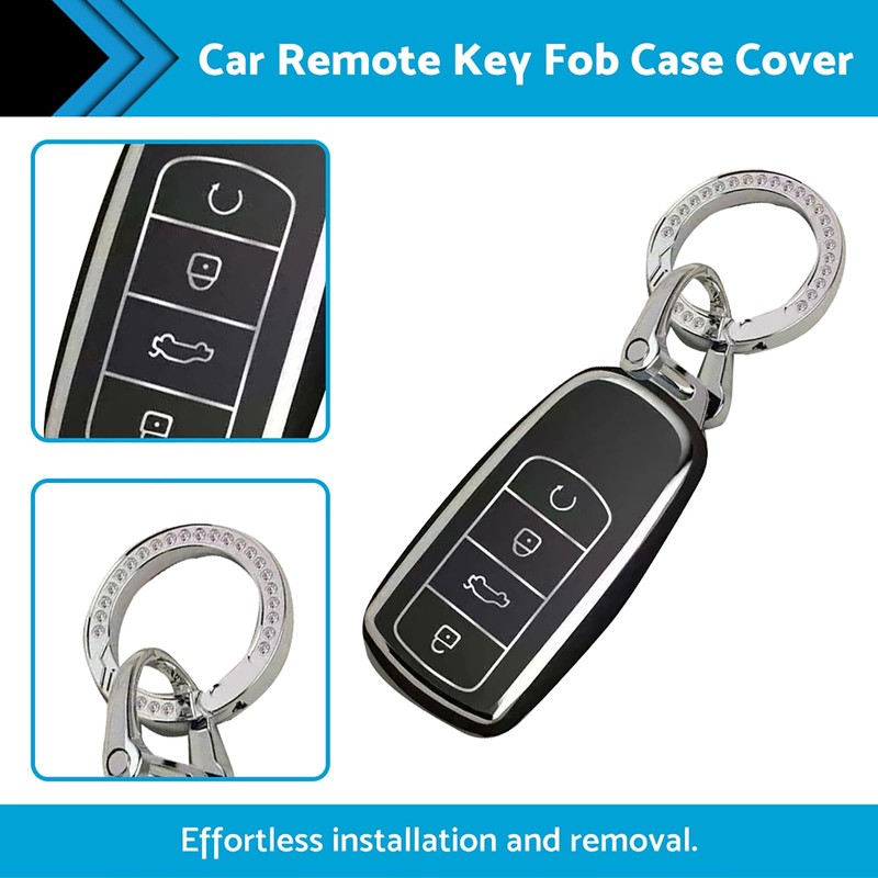 MAX COOL Zinc Alloy Car Remote Key Fob Case Cover