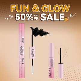 [Upgrade New] uCoolMe Lashes 2In1 Bond & Seal Waterproof Glue For Lashes Cluster Strong Hold For Beginner Friend Makeup Glue & Remover:_Black Glue Set