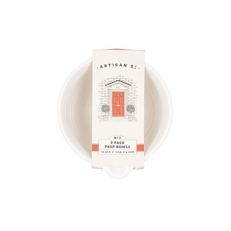 Artisan Street White Set of 2 Prep Bowls