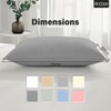 Rohi Microfibre Silver Pillowcases 4 Pack – Ultra Soft &