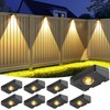 VOLISUN Solar Fence Lights, Fence Lights Solar Powered, IP65 Waterproof