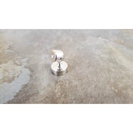 Miniature Lighting Co Dollhouse LED Spot Ceiling Light Silver Adjustable 1:12 Scale Battery Operated