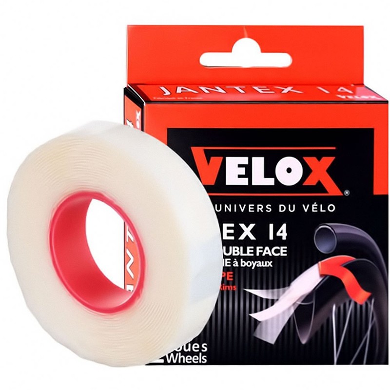 Velox Jantex 14 Double Sided Carbon Rim Tubular Tape, Transparent,