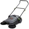 VEVOR Walk-behind Hand Push Floor Sweeper, 25.6" Sweeping Width Floor