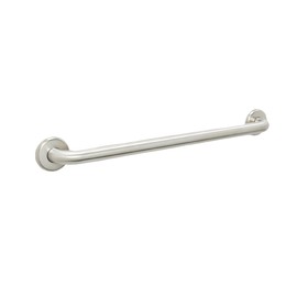24” Shower Handle Smooth Grip | 304 Stainless Steel Grab Bars for Bathtubs and Showers | Brushed Nickel ADA Standard Hand Rails for Seniors, Children, Injured People | Supports Upto 400lbs