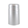 Heat-Shrink Wine Bottle Capsules (Silver, Glossy), 100 Count