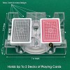 CHH Dual Deck Revolving Card Holder - 360 Degree Playing