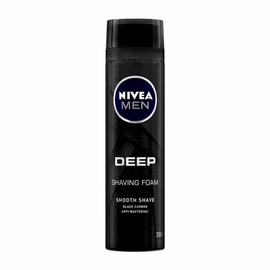 Espuma para afeitar NIVEA MEN Deep antibacterial con carbón activo 200 ml