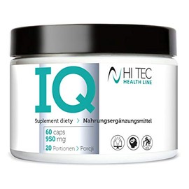 HI TEC NUTRITION Health Line IQ 60 Capsules for Concentration, Creativity, Efficient Thinking