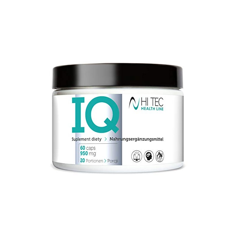 HI TEC NUTRITION Health Line IQ 60 Capsules for Concentration,