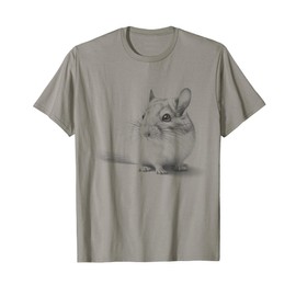 Vintage Gerbil Drawing Art Design T-Shirt