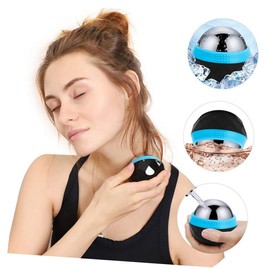 Baluue Stainless Steel Massage Ball Roller Massager for Face Tool Portable Muscle Relaxer for Face