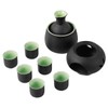 Ceramic Sake Set Cups with Warmer Keep Sake Storage Box,