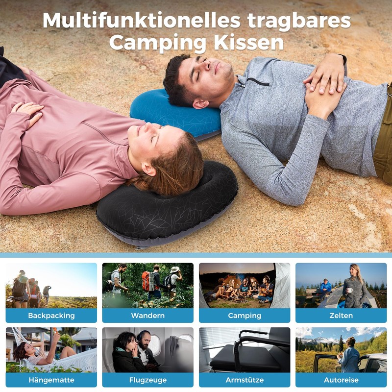 ATEPA Inflatable Camping Travel Cushion AA2530_Blue-EUKT