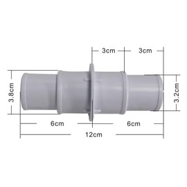 ATIE 1-1/4" or 1-1/2" Pool Hose Connector Coupling Adapter for Swimming Pool Vacuum, Pool Cleaner or Pool Filter Pump Hoses Connecting Together (2 Pack)