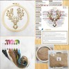 Meecaa Bee Sunflower Embroidery Kit Starter Set, Hand Embroidery Set,Pattern