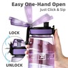 Fanhaw 1L Tritan Water Bottle with Chug Lid - Clear,