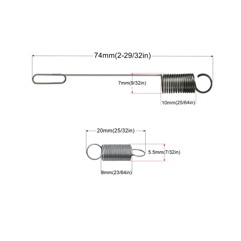 Strongthium 790849 699056 Air Vane Choke Spring Replacement Governor Springs