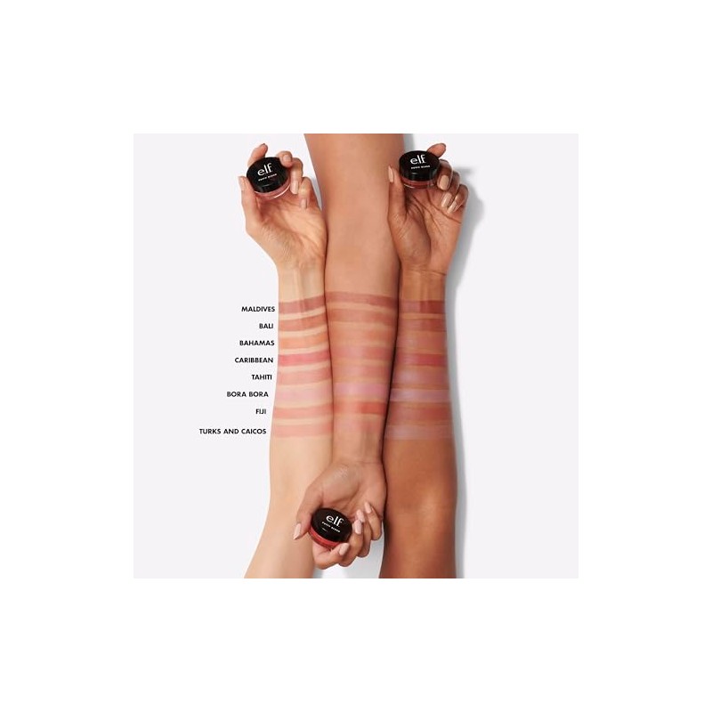 e.l.f. Putty Blush, Creamy Ultra Pigmented Formula, Infused with Argan