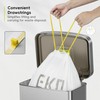 EKO 21 Gallon / 50-90 Liter,110 CountDrawstring Trash Bags, Extra-Strong