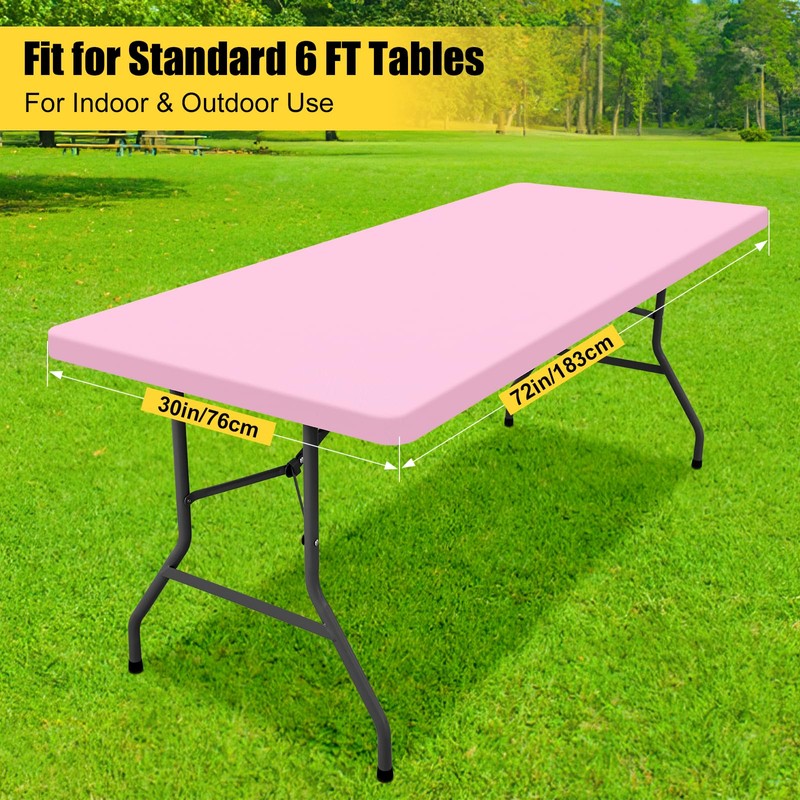 Smiry - Mantel rectangular con respaldo de franela elástico ajustable