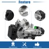 X AUTOHAUX 35100-SDA-A71 Ignition Switch Lock Cylinder Assembly with 2