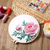 16 PCS Embroidery Cloth Pre-Cut Hand Embroidery Fabric 4 Sizes