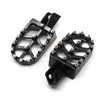 MZS Dirt Bike Foot Pegs, Motorcycle Wide Footpegs Front Pedal